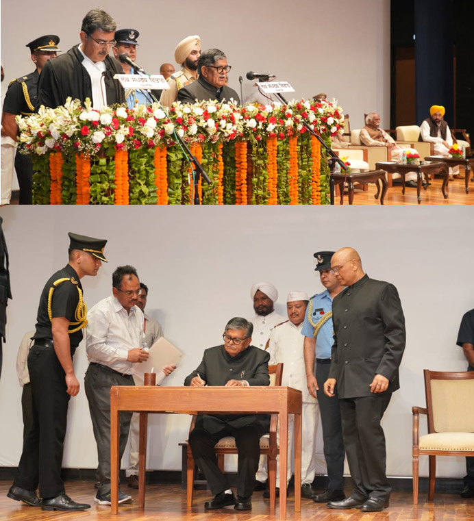 GULAB CHAND KATARIA SWORN IN AS 37th GOVERNOR OF PUNJAB